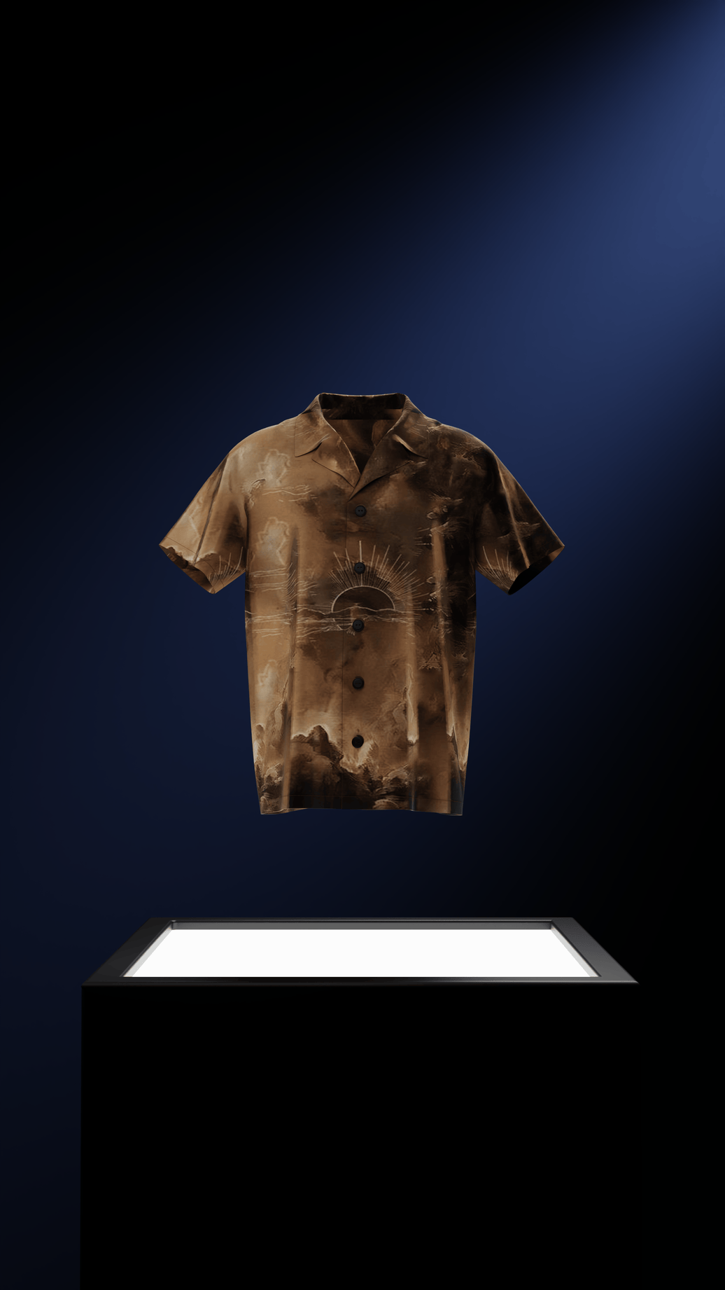 "Icarian Dreams" Satin Shirt