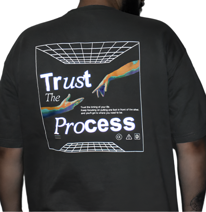 "Trust The Process" Reflective Tee