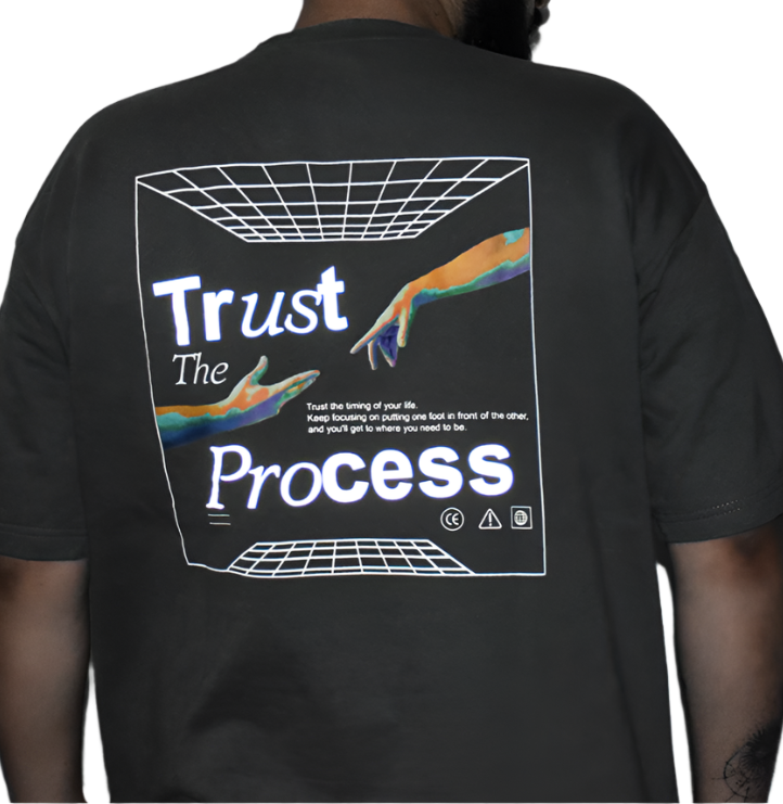 "Trust The Process" Reflective Tee