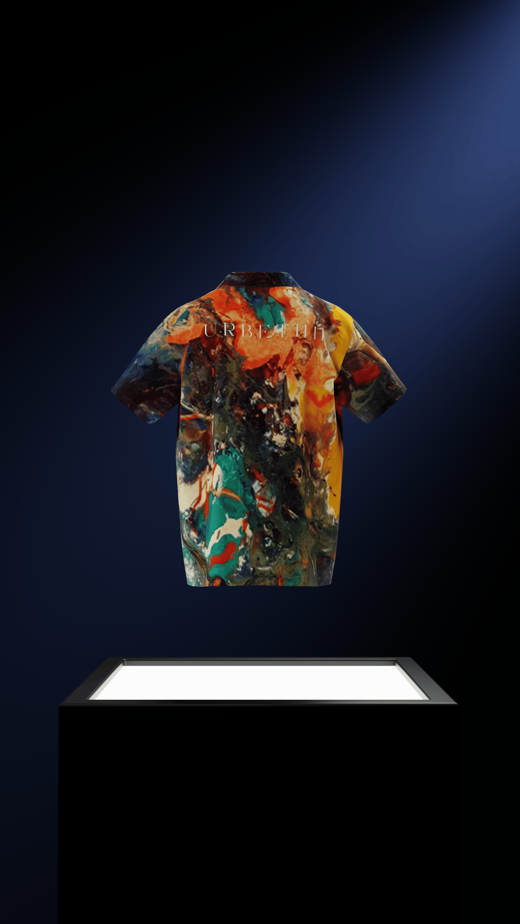 "Artistic Palette" Rayon Reflective Shirt