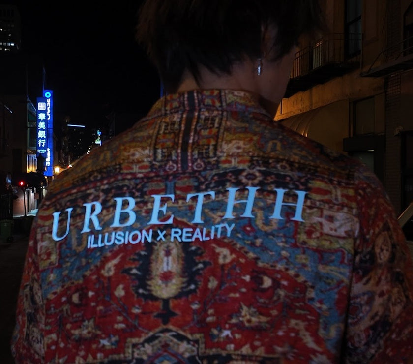 "Cyrus’s Conquest" Silk Reflective Shirt