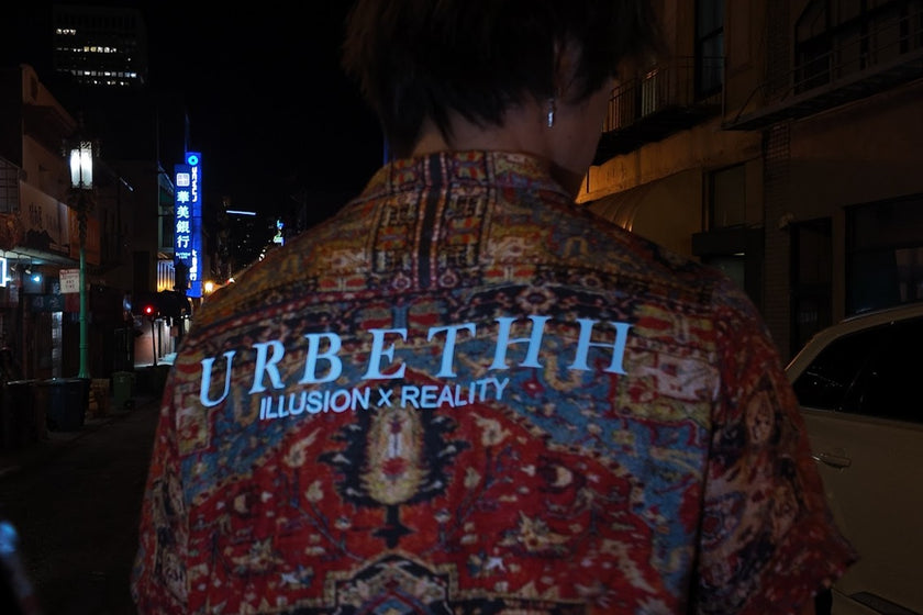 "Cyrus’s Conquest" Silk Reflective Shirt