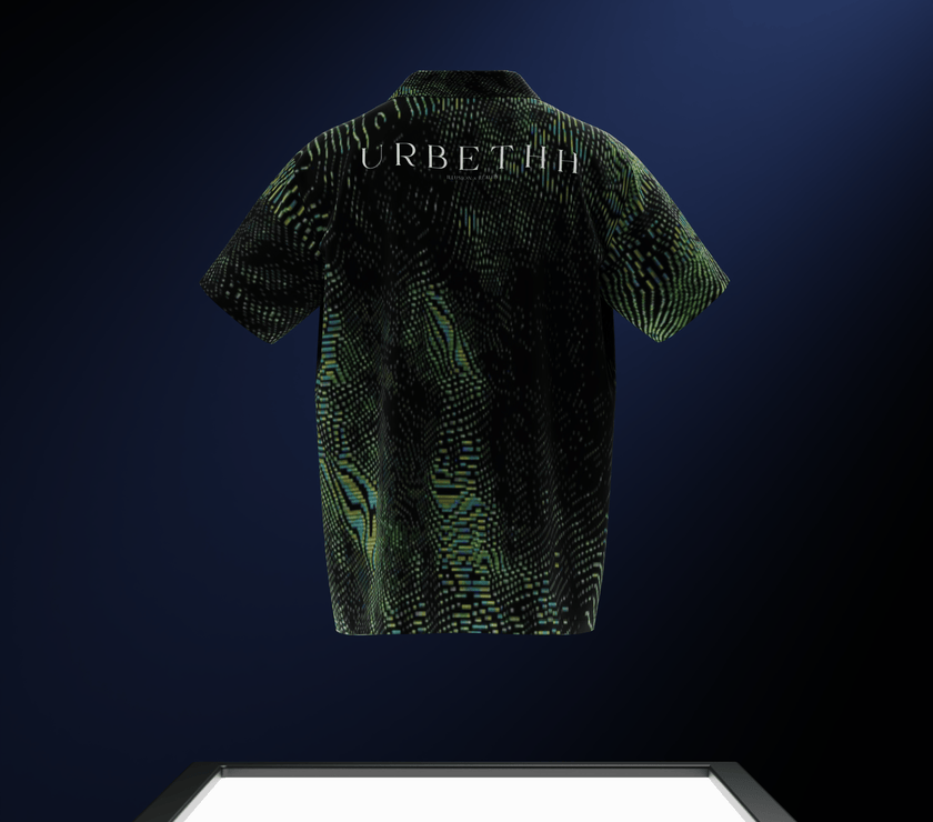 "Reptilian Reverie" Pashmina Reflective Shirt